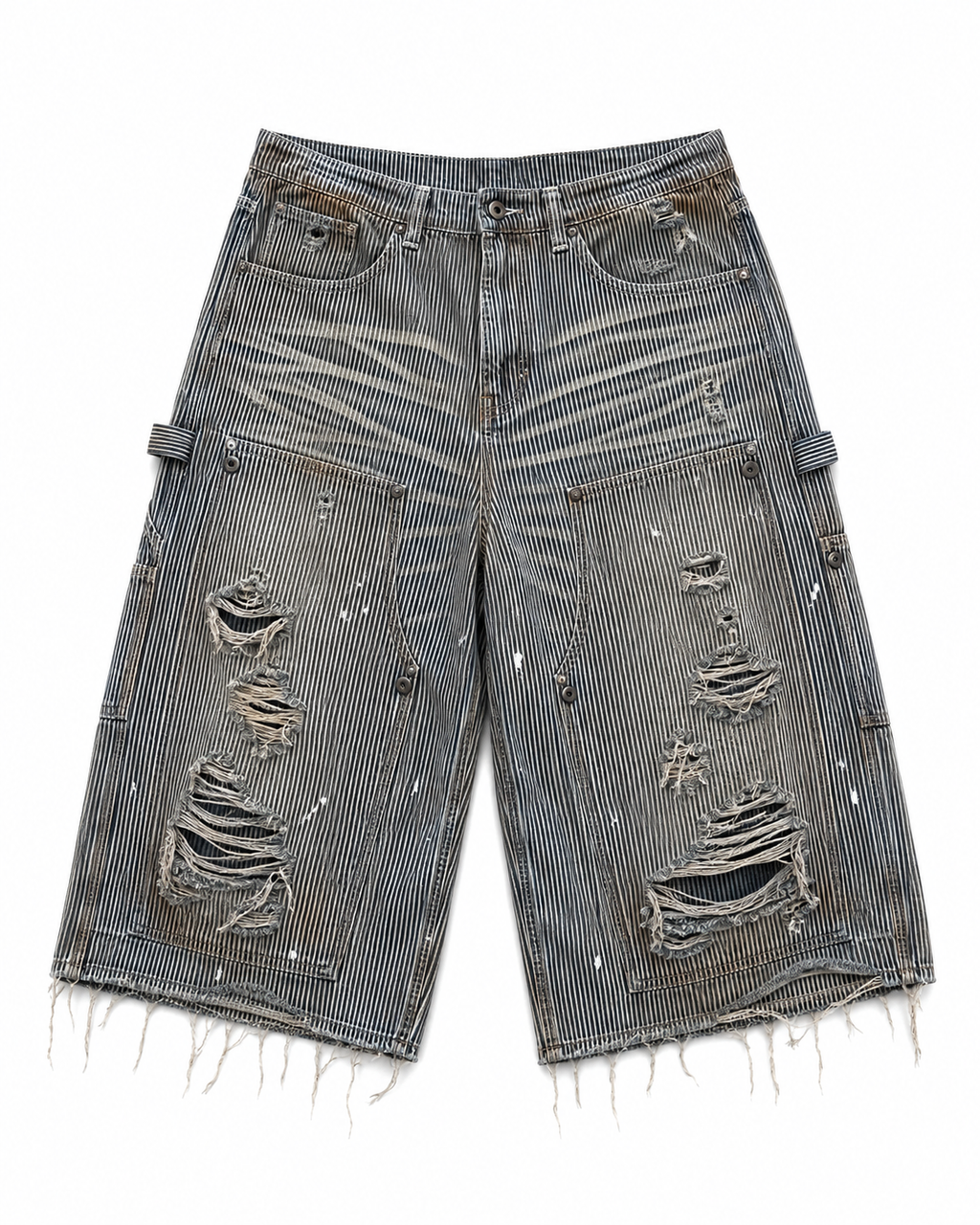 LAUNDRY SERVICES - PINSTRIPE CAPRI