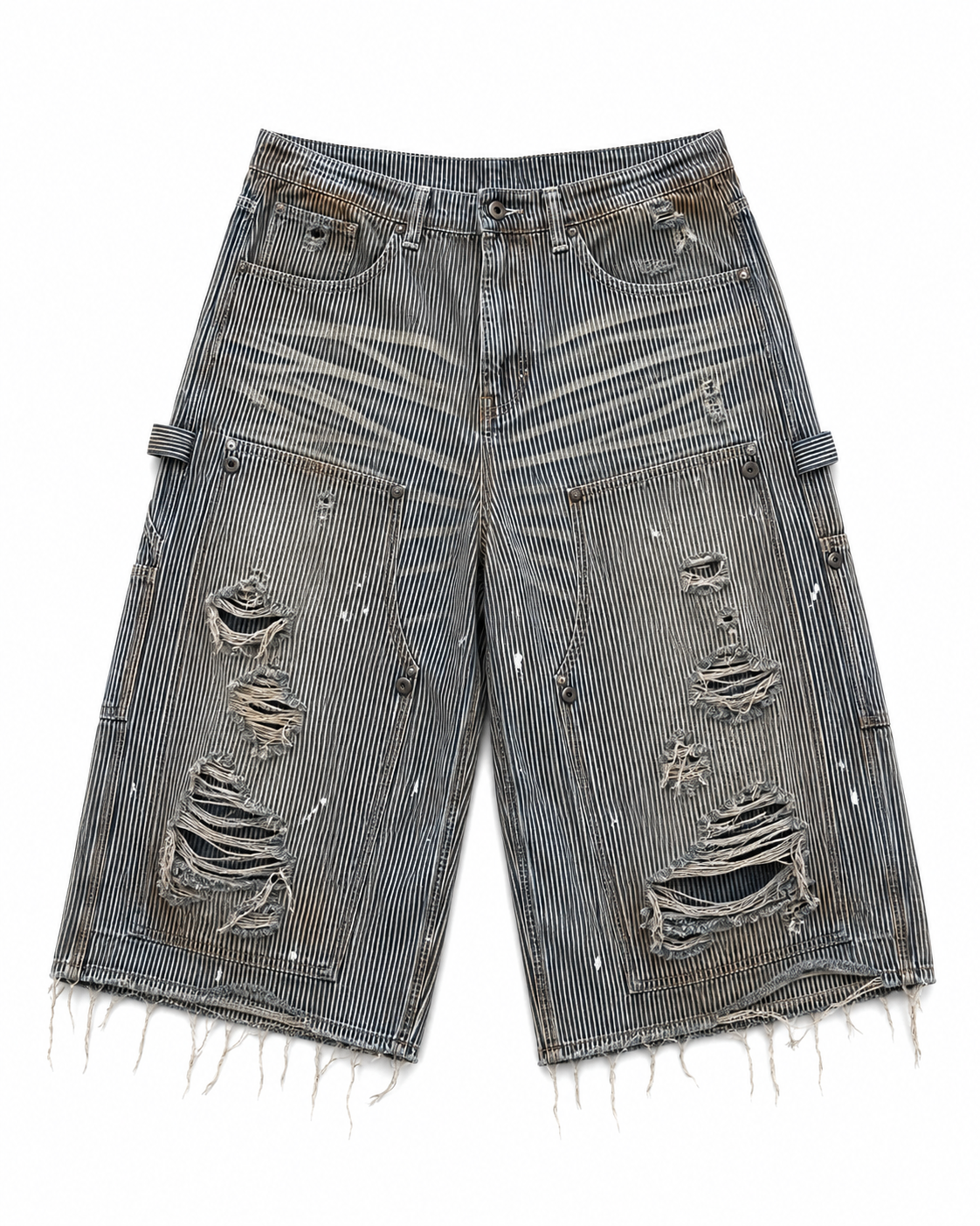 LAUNDRY SERVICES - PINSTRIPE CAPRI