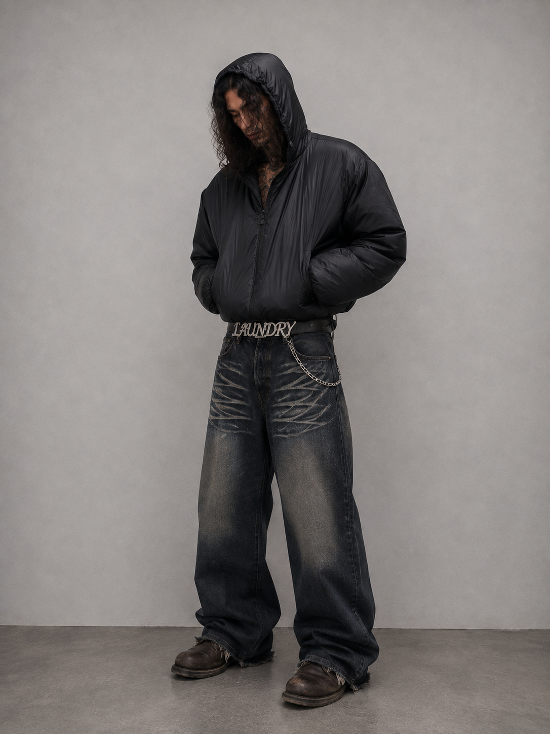 LAUNDRY SERVICES - FADE DENIM
